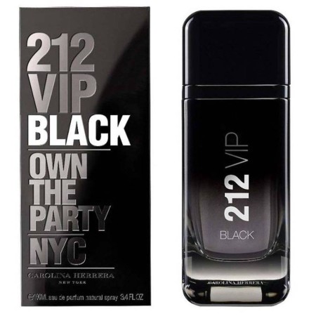 Туалетна вода чоловіча Carolina Herrera 212 VIP Black Own The Party NYC, 100 мл